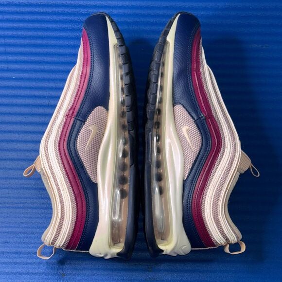 Size 9- Women’s Nike Air Max 97 Plum Chalk Retro Athletic Shoes 921733-802 - Picture 6 of 8